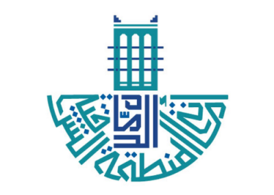 شعار أبيض وأحمر دائرة فن (6)